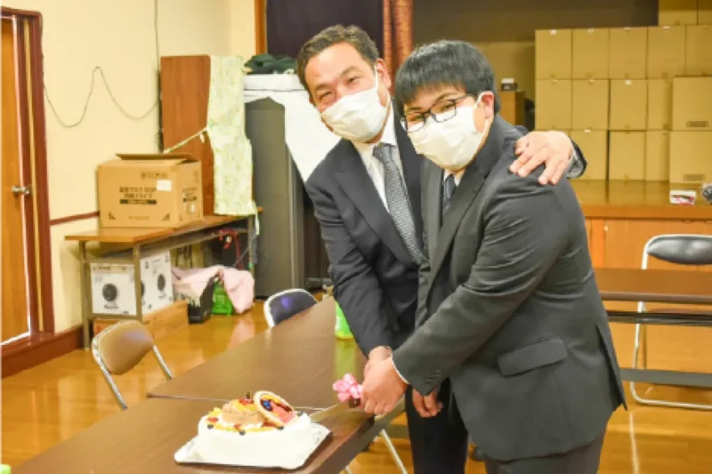 画像：入社式
